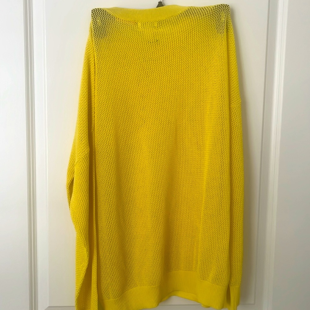 Yellow Women's Lightweight Sweater - Picture 3 of 4